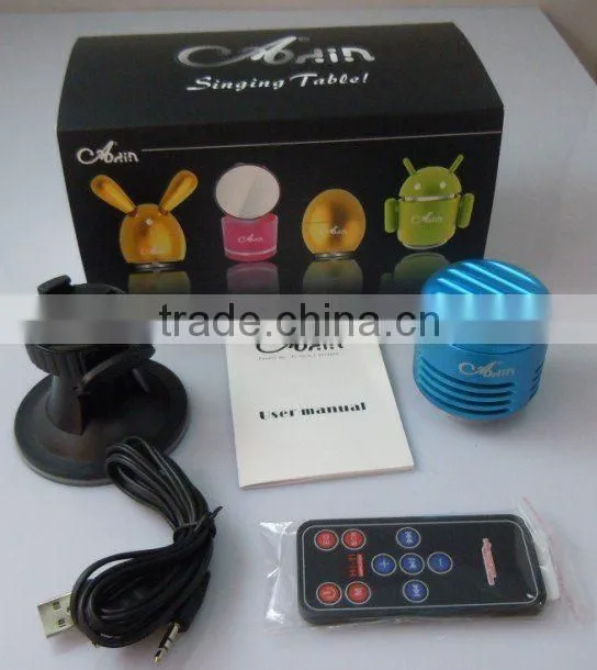 Micro SD card FM radio all-in-one mini vibration speaker