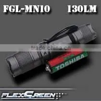16340 CR123 battery Cree Q5 military mini EDC torch