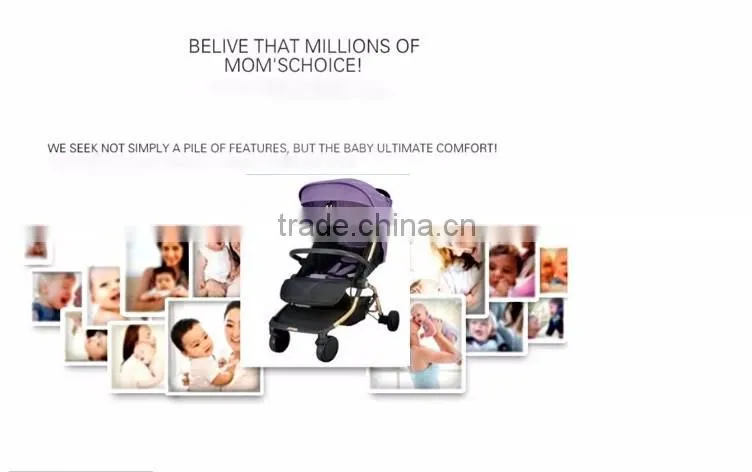 2016 Newest design stroller baby,1 hand folding stroller organizer