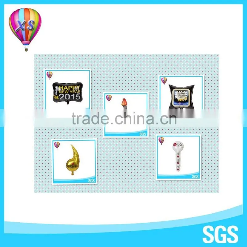 2016 Custom advertising foil balloons with high quality mylar balloons for promotional gifts