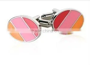 Infinity Edge Oval Engravable Cufflinks