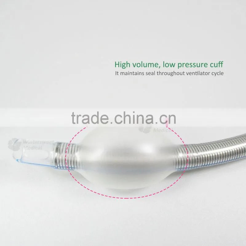 Medical grade pvc tracheal tube ett surgical supplies