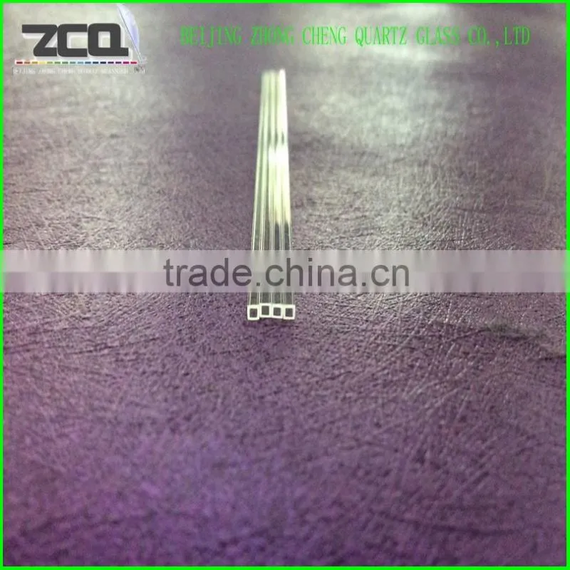Clear Square Capillary Quartz Glass Tube Borosilicate Pipe