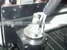 cheap cnc advertising router/2.2kw spindles/Stepper motors /Ncstudio control system/square rail /T-slot table with PVC/Cast part