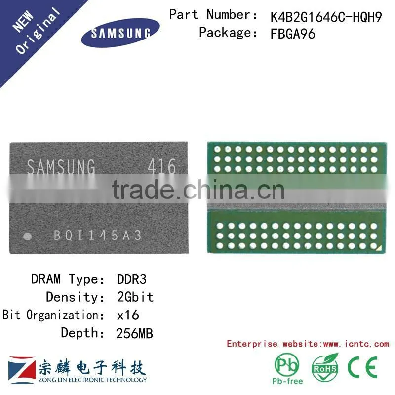 Genuine original K4B2G1646C-HQH9 FBGA96 256M x16bit DDR3 Flash Memory RAM