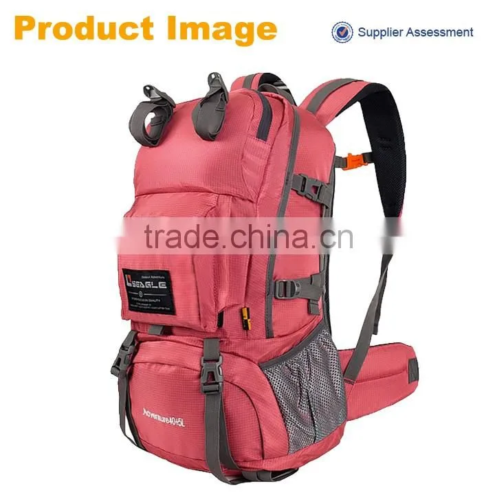 China supplier distribute high quality camping hiking backpack, 2016 outdoor hiking bag in small order