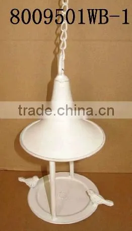 Garden decorative metal hanging bird feeder