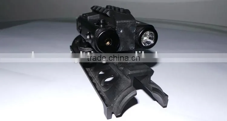 Tactical rifle green laser sight plus led flashlight