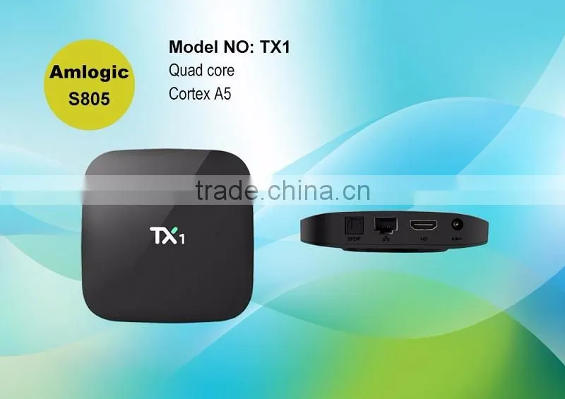 Amlogic s805 QUAD CORE A5 TX1 TV BOX