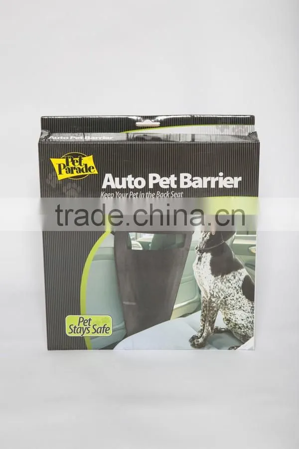 Auto pet barrier back seat pet barrier