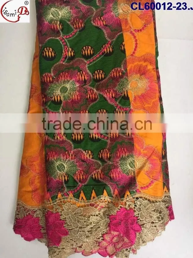 CL60012-2 New design available fast shipping good quality lace with wax 6yards