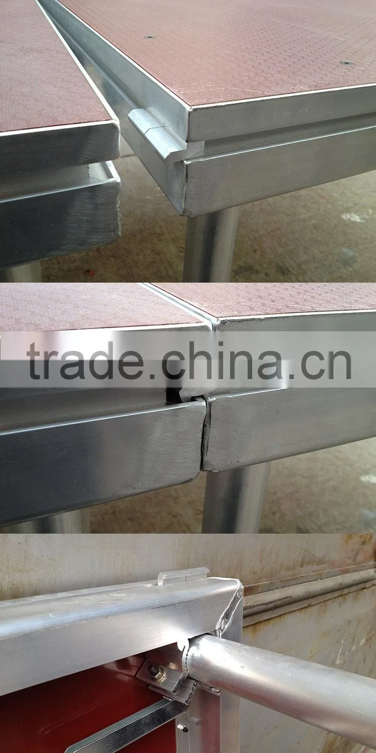Simple type aluminum portable mini stage