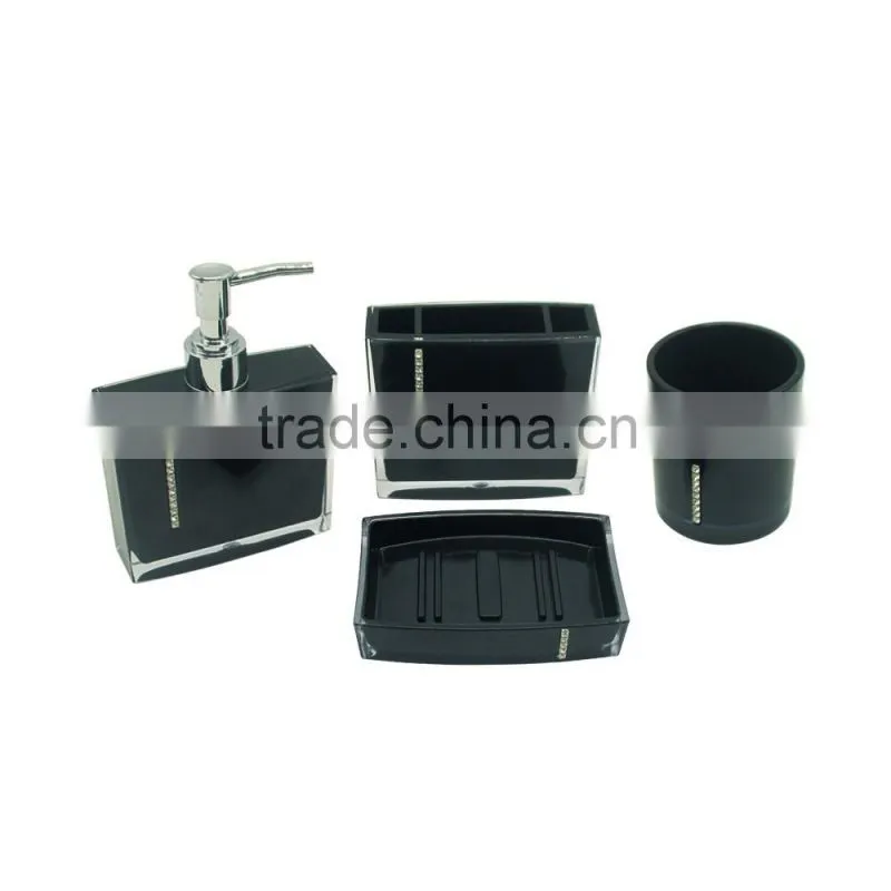 Colored reusable double wall plastic bathroom tumbler