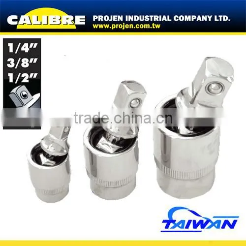 CALIBRE 1/4", 3/8" and 1/2"Drive 3PC Universal Joint Socket