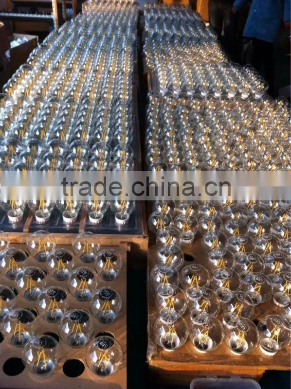2015 New Product 4w E27 220VAC Filament LED Bulb with Mirror Head