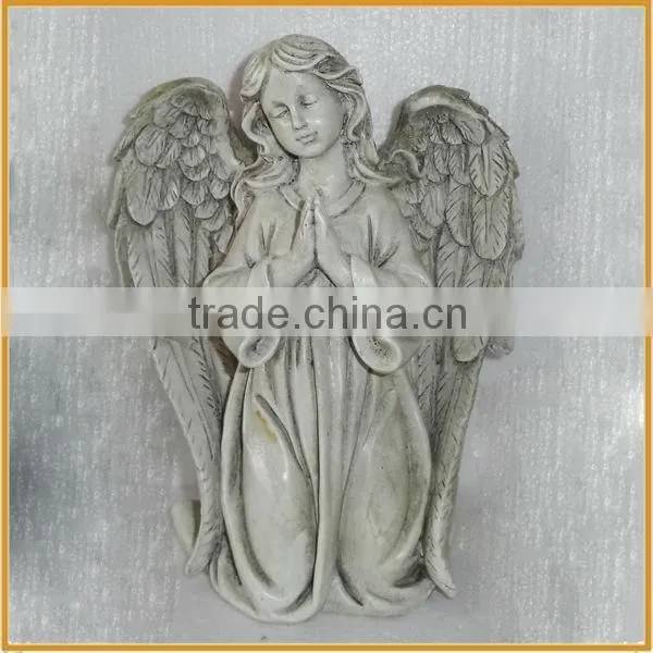 handmade angel resin angel figurine for home decor
