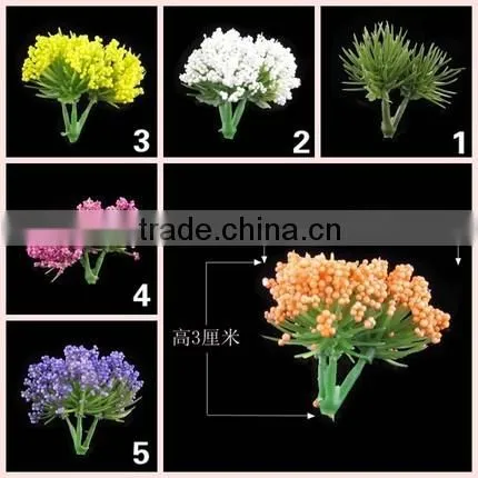 Outdoor artificial landscape construction flower, sand table model material flowers, scale models