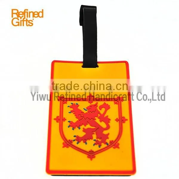 pvc luggage tag silicon rubber luggage tag id card luggage tag