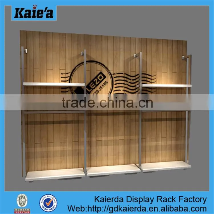 2016 metal display rack/clohes disolay shelf /display shelf design