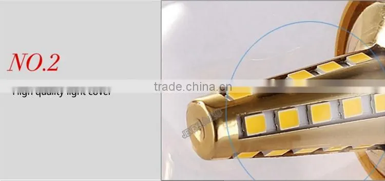 High Brightness Aluminum Alloy 5W LED Bulb Light 220V E14 LED Candle Light