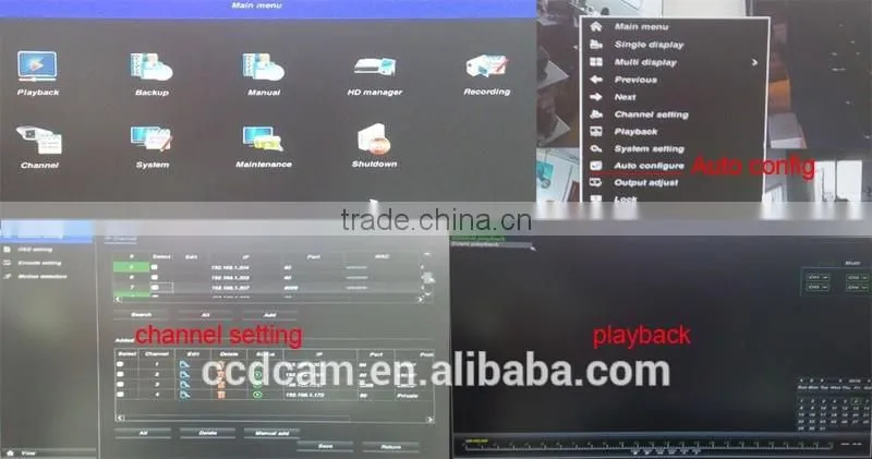 32CH Onvif NVR h.264 network video recorder for wholesales