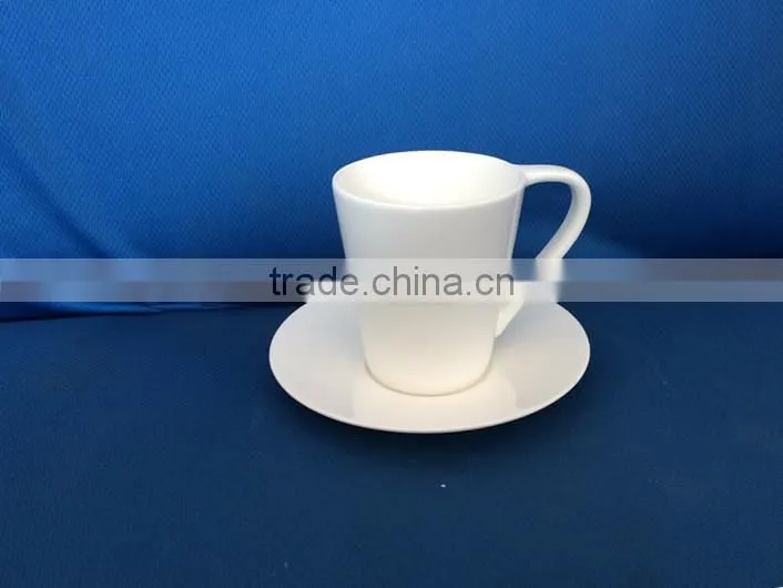 160cc good quality hot selling porcelain ceramic Bone China Cup&Saucer Set