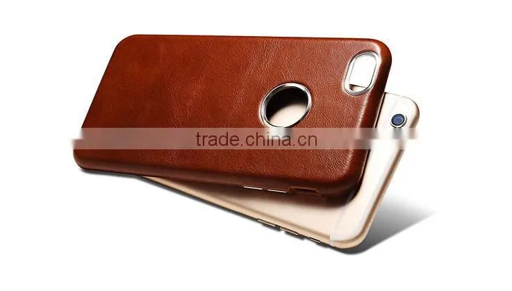 Luxury Genuine Leather Case For Apple iPhone 6 6S Plus Ultra Thin Mobile Phone Back Cover For iPhone6 4.7 5.5 Inch