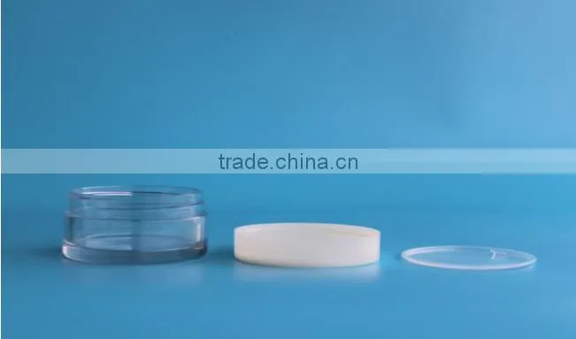 30ml/1oz Transparent clear pet Cream jar container