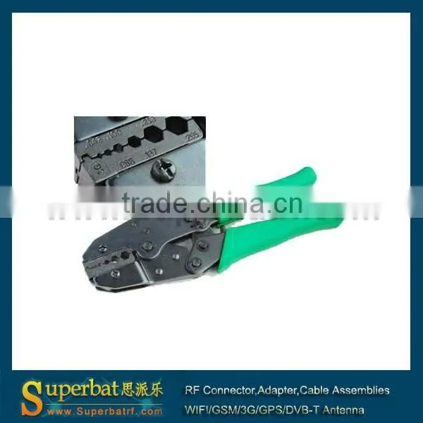 Crimper crimping tool RG58 RG142 RG62 RG174 RG316 LMR100 wire stripping hand tool
