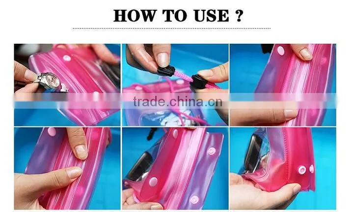 dry bag pouch waterproof cell phone case for iphone 5 made in China