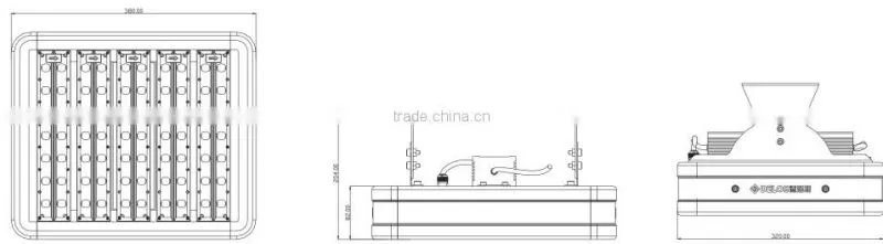 Good quality high power 28d led tunnel lighting low temperature rise DL0609