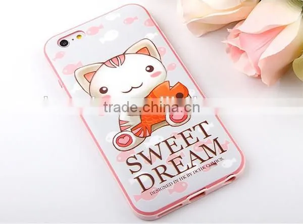 For iphone 6 plus fashion combo tpu pc case