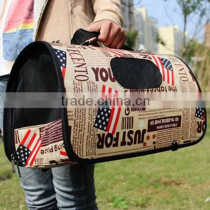 Well designed dog cage Foldable Pet Carrier shoulder bag