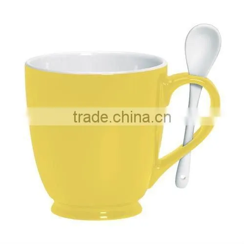 coffee mug with spoon attached