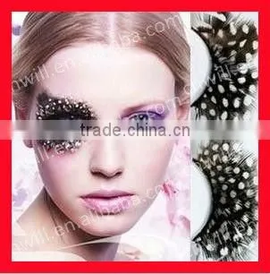 Fashion Pretty Colorful Feather Eyelashes Hot Sale
