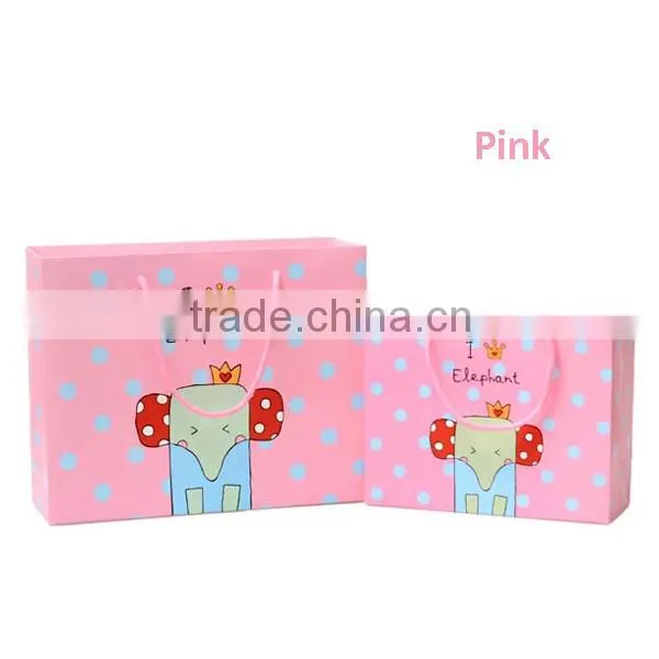 Lovely Cartoon Figure For Kids Paper Shopping Bag