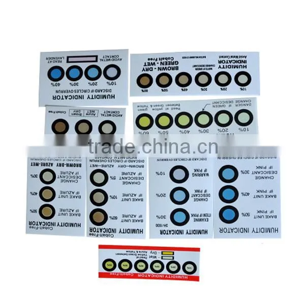 Factorly price humidity indicator card testing