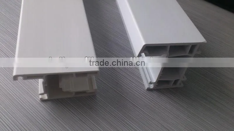 extruded upvc profile mullion/window frame profile/China supplier
