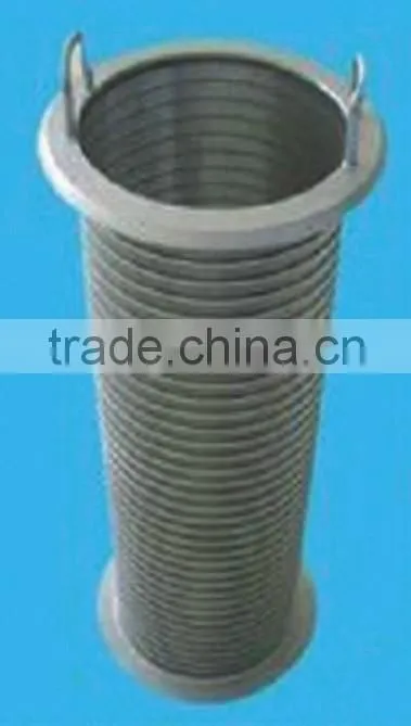 Stainless steel wedged mesh filter basket