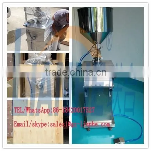 stainless steel vertical pneumatic cream filling machine