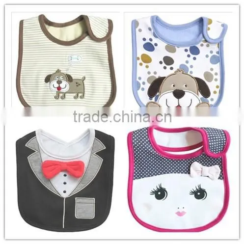100% cotton lovely baby bibs