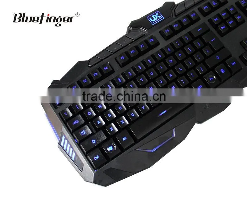2400DPI Adjustable USB backlit keyboard and mouse for computer