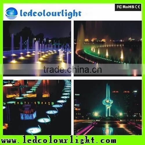 RGB DMX control 18w led underground light/IP68 stainless led underground light