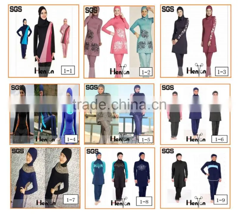 Wholesale retail custom bikini swimwear, open hot sexy girl photo muslim women swimwear cro