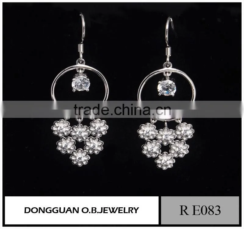 Fashion hanging cross earrings for men latest hanging earrings