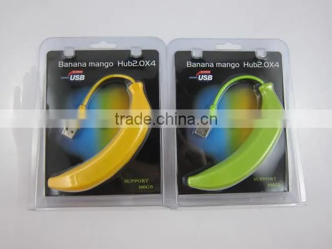 Cute 4 Port Hub High-Speed USB 2.0 Humanoid Splitter Cable Adapter for Laptop PC