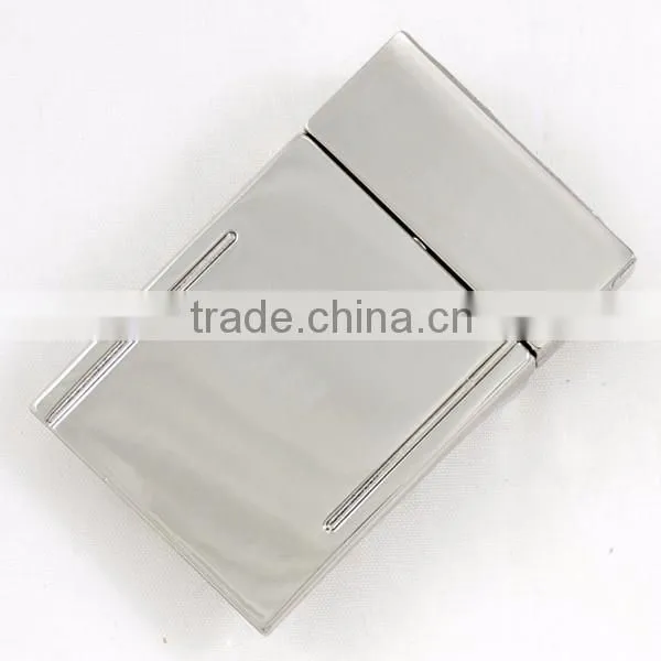 Nickel custom metal belt concho