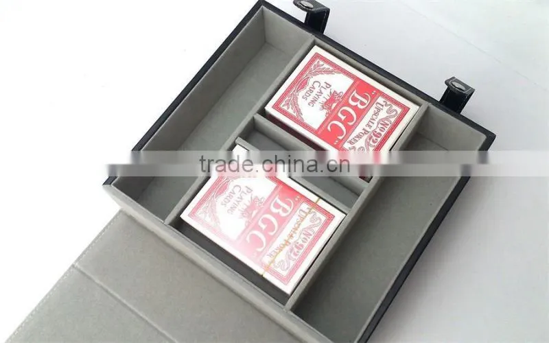 Customized Leather Storage bag for poker game amusing entertainment equipment