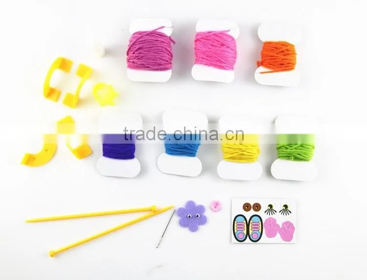 DIY Toy Kids Fun with Wool Weaving Kit
