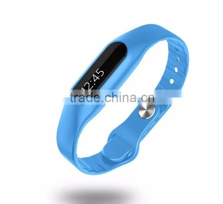 LCD smart watch, E6 silicone watch band sports wristband lcd smart watch
